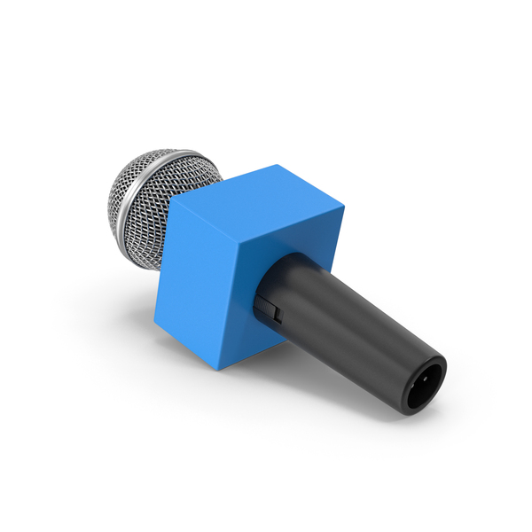 Blue News Microphone PNG & PSD Images