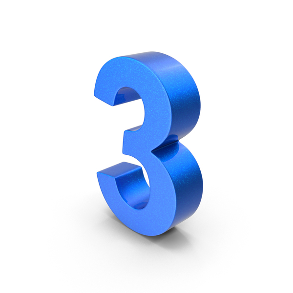 Symbols: Blue Number 3 PNG & PSD Images Symbols: Blue Number 3 PNG & PSD Images
