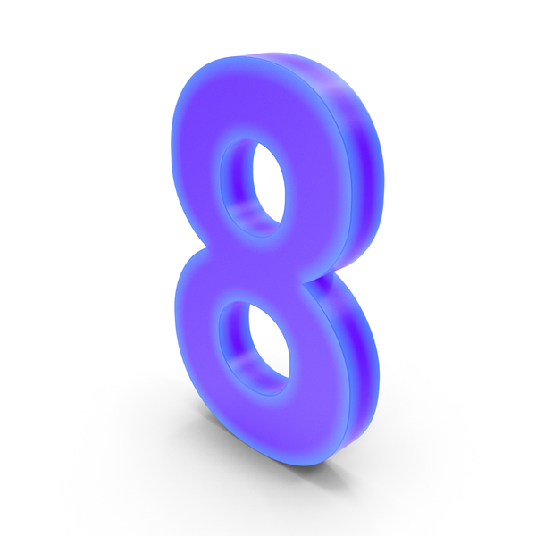 Blue Number 8 PNG Images & PSDs for Download | PixelSquid - S12234898D