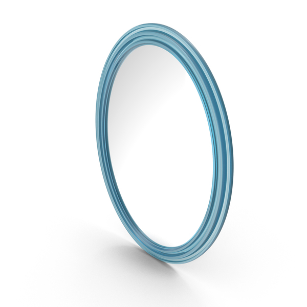 Blue Oval Mirror PNG & PSD Images