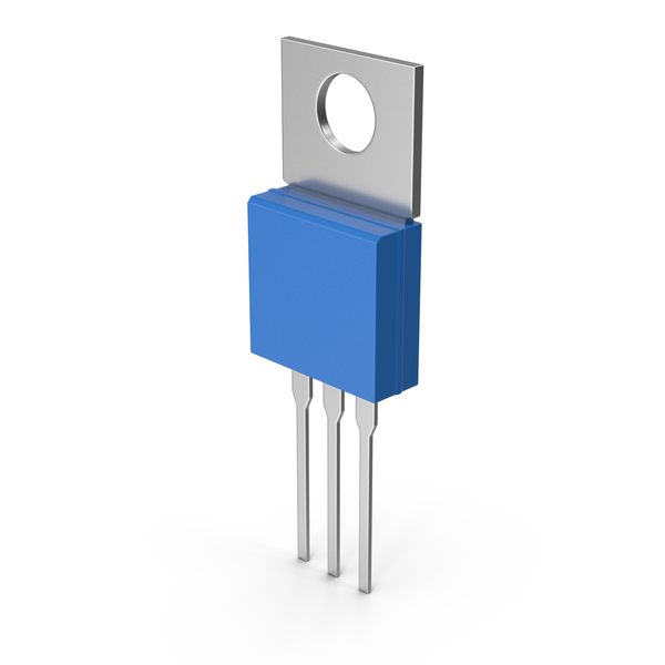 Blue Power Resistor PNG & PSD Images