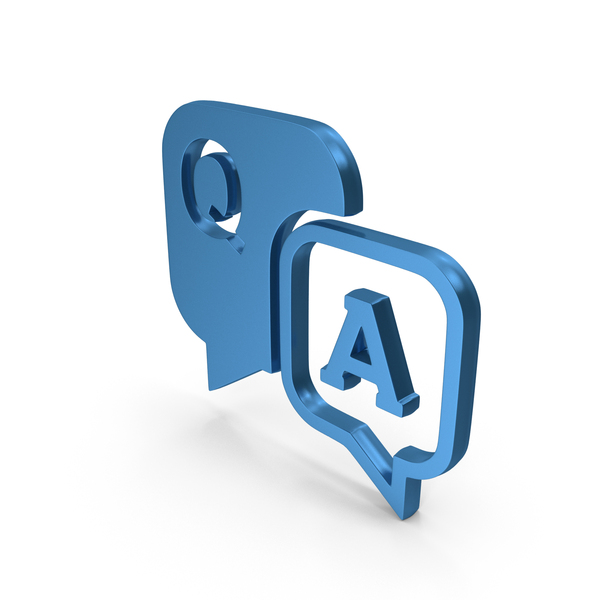 Symbols: Blue Q&A Chat Symbol PNG & PSD Images Symbols: Blue Q&A Chat Symbol PNG & PSD Images