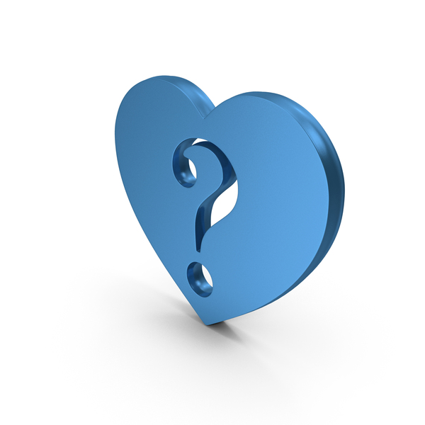 Symbols: Blue Question Mark Heart Symbol PNG & PSD Images Symbols: Blue Question Mark Heart Symbol PNG & PSD Images