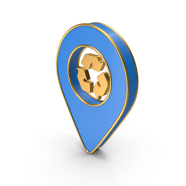 Symbols: Blue Recycle Icon In Location Pin PNG & PSD Images Symbols: Blue Recycle Icon In Location Pin PNG & PSD Images