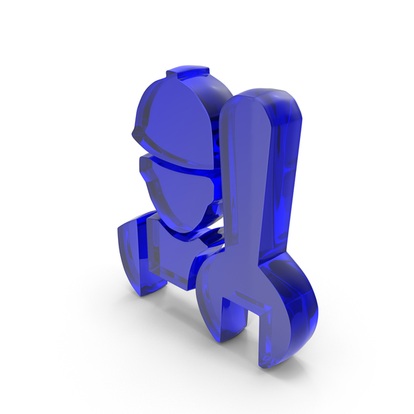 Symbols: Blue Repair Man Symbol PNG & PSD Images Symbols: Blue Repair Man Symbol PNG & PSD Images