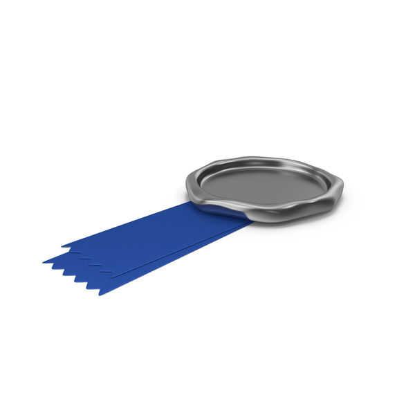 Blue Ribbon with Wax Stamp PNG & PSD Images Blue Ribbon with Wax Stamp PNG & PSD Images