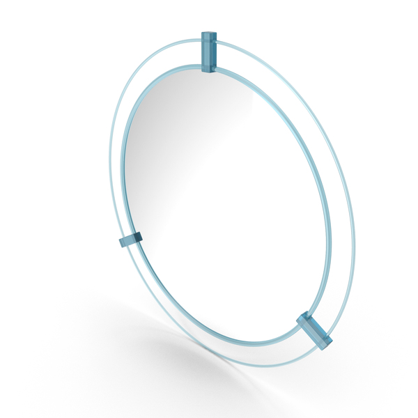 Blue Round Mirror PNG & PSD Images
