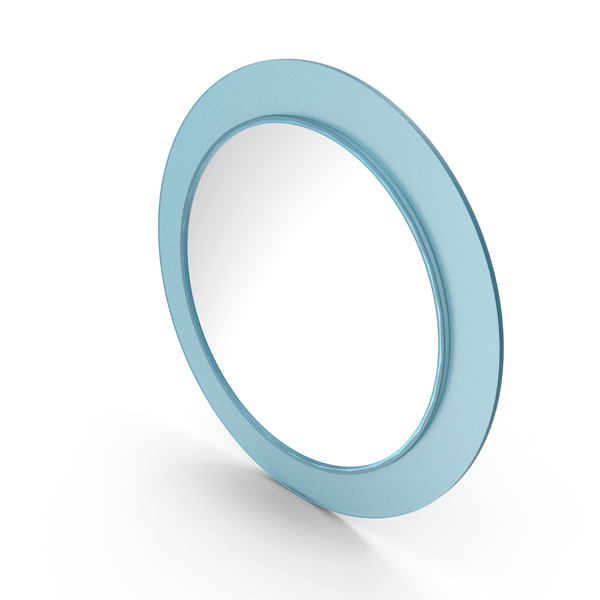 Blue Round Mirror PNG & PSD Images