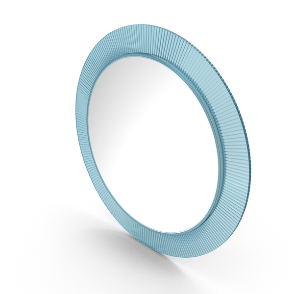 Blue Round Mirror PNG & PSD Images