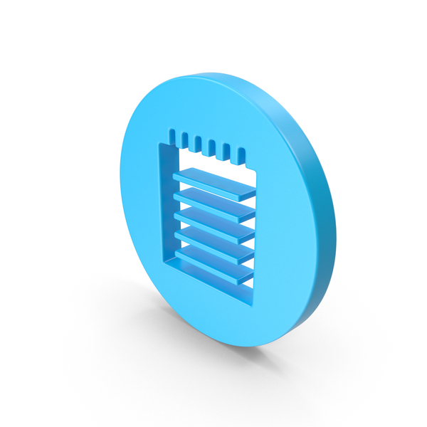 Symbols: Blue Round Note Icon PNG & PSD Images