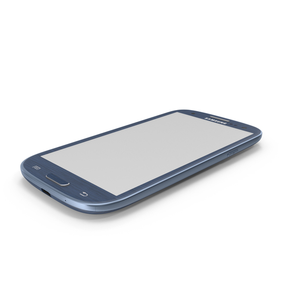 Blue Samsung Galaxy S III PNG & PSD Images