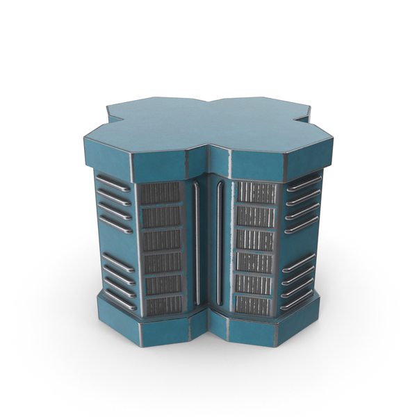 Hardware: Blue Sci Fi Element PNG & PSD Images