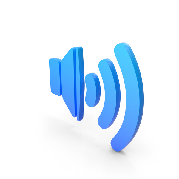 Computer Icon: Blue Speaker Volume Symbol PNG & PSD Images Computer Icon: Blue Speaker Volume Symbol PNG & PSD Images