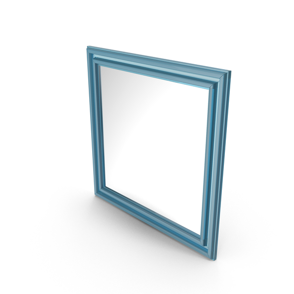 Blue Square Mirror PNG & PSD Images