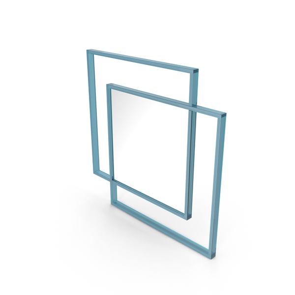 Blue Square Mirror PNG & PSD Images Blue Square Mirror PNG & PSD Images