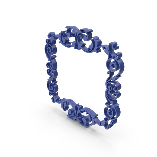 Home Decor: Blue Square Royal Frame PNG & PSD Images Home Decor: Blue Square Royal Frame PNG & PSD Images