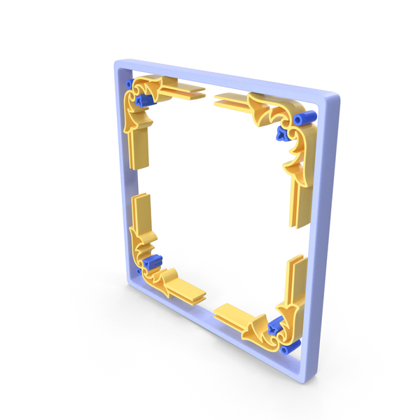 Home Decor: Blue Square Royal Frame PNG & PSD Images Home Decor: Blue Square Royal Frame PNG & PSD Images
