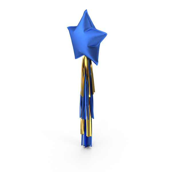 Balloons: Blue Star Balloon with Tassel Garland PNG & PSD Images Balloons: Blue Star Balloon with Tassel Garland PNG & PSD Images