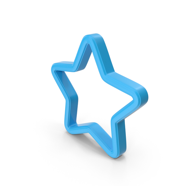 Symbols: Blue Star Frame PNG & PSD Images