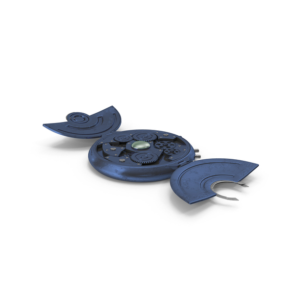 Hardware: Blue Steampunk Accessory PNG & PSD Images
