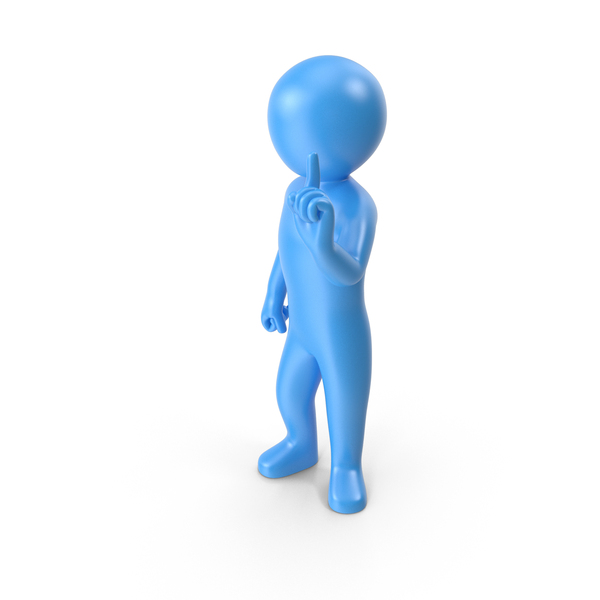 Blue Stickman Attention PNG & PSD Images Blue Stickman Attention PNG & PSD Images