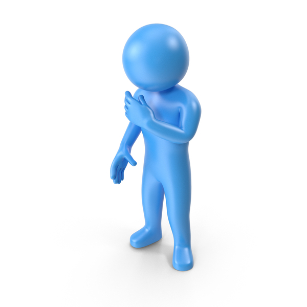 Characters: Blue Stickman Thinking PNG & PSD Images Characters: Blue Stickman Thinking PNG & PSD Images