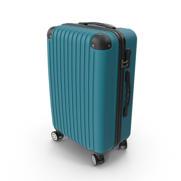 Luggage: Blue Suitcase PNG & PSD Images