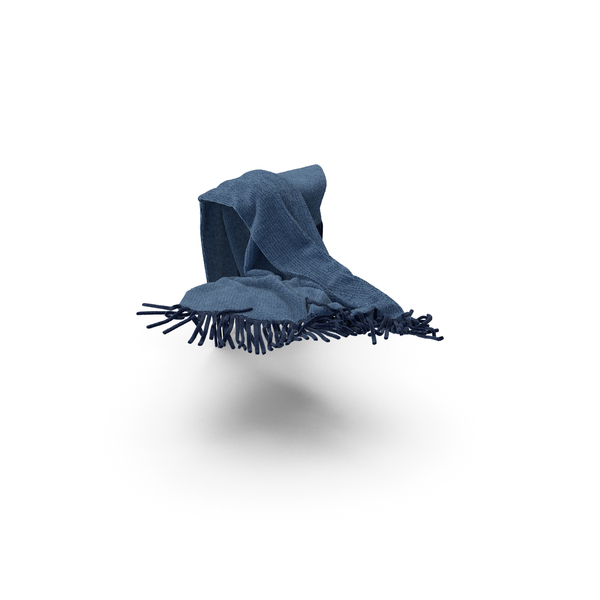 Blue Throw Blanket PNG & PSD Images