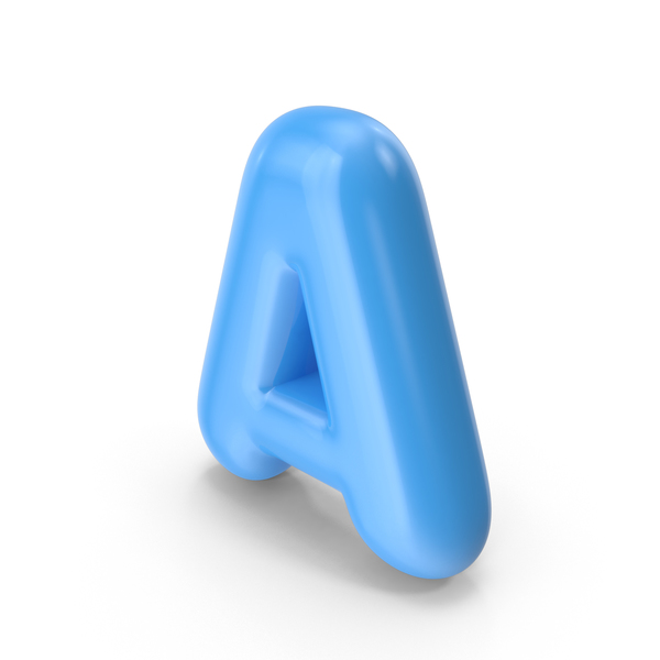 Language: Blue Toon Balloon Letter A PNG & PSD Images Language: Blue Toon Balloon Letter A PNG & PSD Images