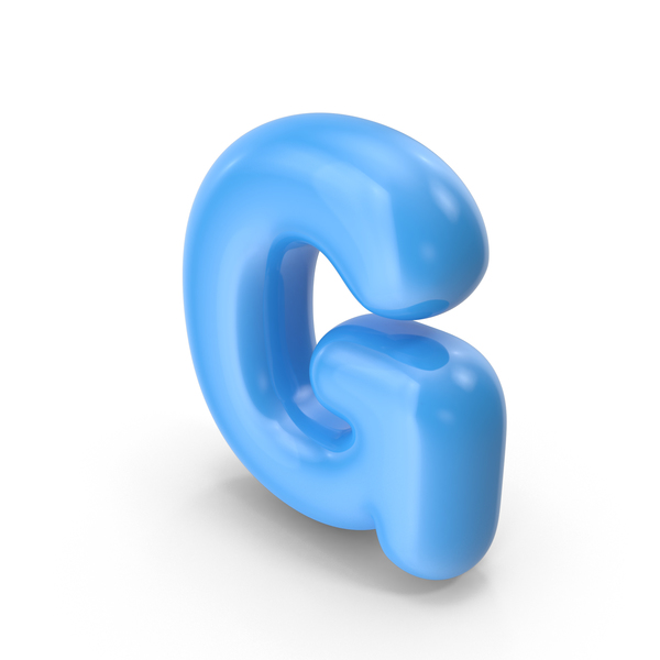 Blue Toon Balloon Letter G PNG Images & PSDs for Download | PixelSquid ...