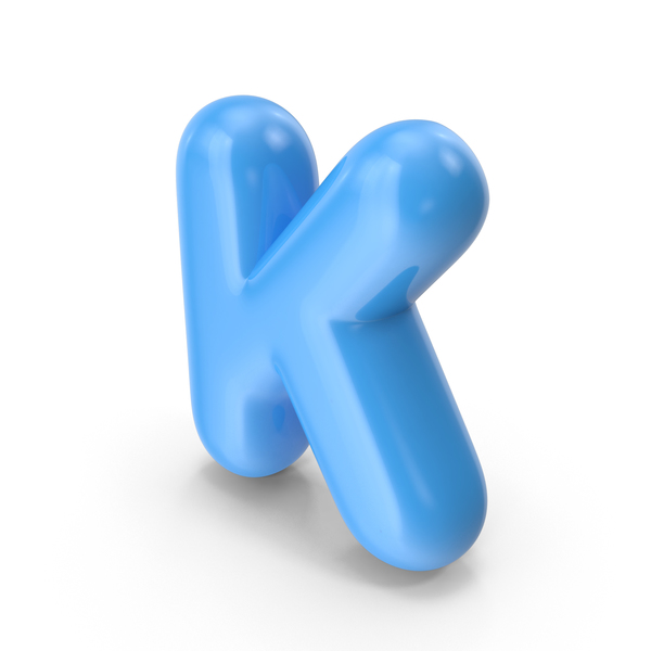 Language: Blue Toon Balloon Letter K PNG & PSD Images Language: Blue Toon Balloon Letter K PNG & PSD Images