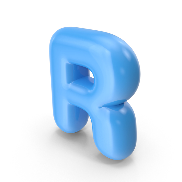 Language: Blue Toon Balloon Letter R PNG & PSD Images Language: Blue Toon Balloon Letter R PNG & PSD Images