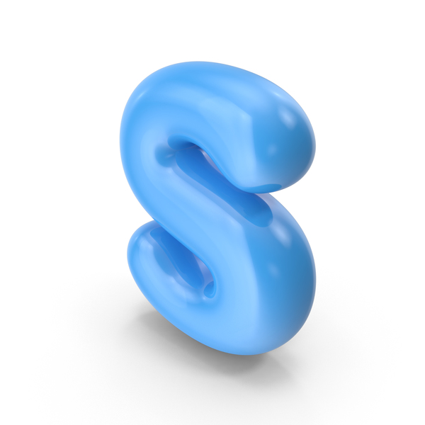 Language: Blue Toon Balloon Letter S PNG & PSD Images Language: Blue Toon Balloon Letter S PNG & PSD Images