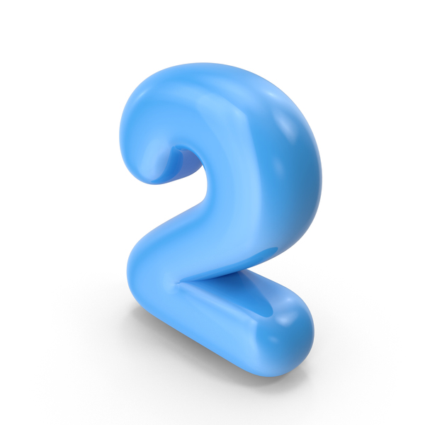Blue Toon Balloon Number 2 PNG & PSD Images Blue Toon Balloon Number 2 PNG & PSD Images