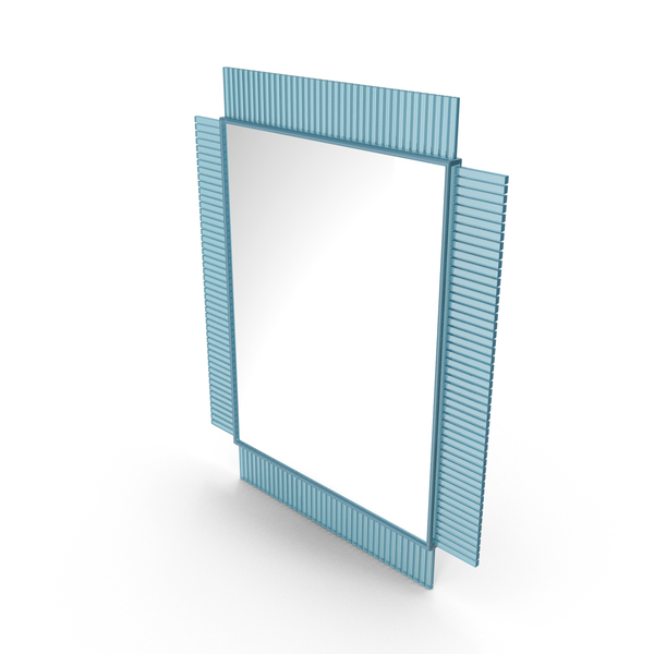 Blue Vertical Mirror PNG & PSD Images