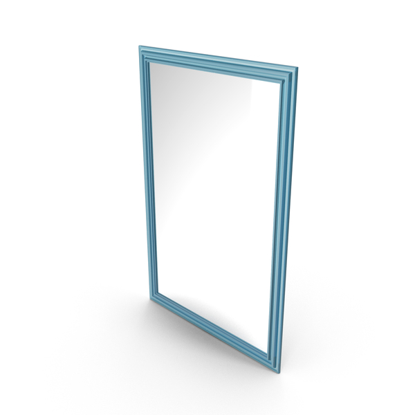 Blue Vertical Mirror PNG & PSD Images