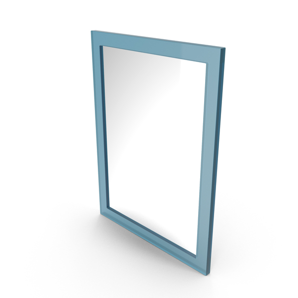 Blue Vertical Mirror PNG & PSD Images