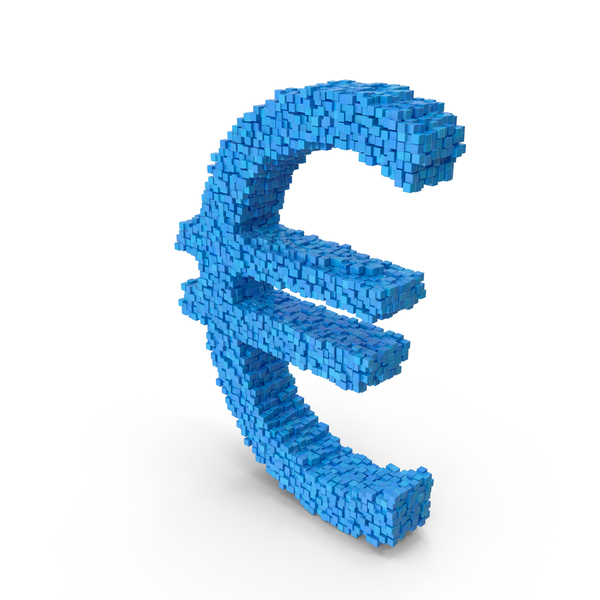 Sign: Blue Voxel Euro Symbol PNG & PSD Images Sign: Blue Voxel Euro Symbol PNG & PSD Images