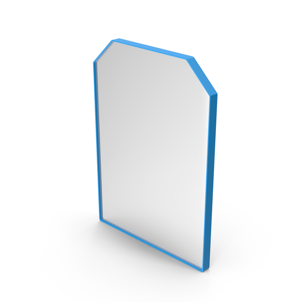 Blue Wall Mirror PNG & PSD Images
