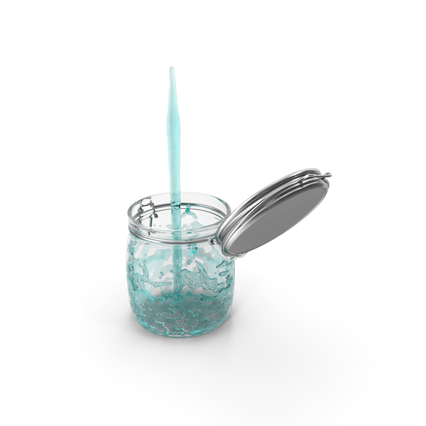 Blue Water Pours Into Jar PNG & PSD Images