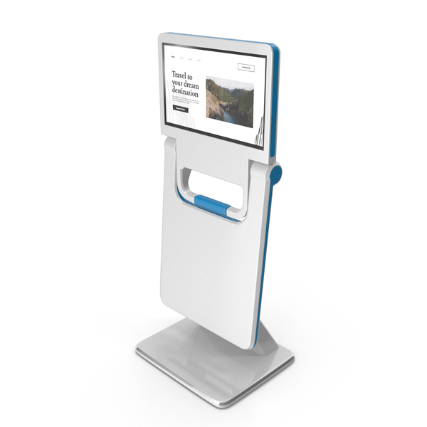 Kiosk: Blue & White Terminal PNG & PSD Images Kiosk: Blue & White Terminal PNG & PSD Images