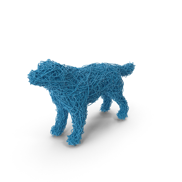 Statue: Blue Wire Sculpture Dog PNG & PSD Images Statue: Blue Wire Sculpture Dog PNG & PSD Images
