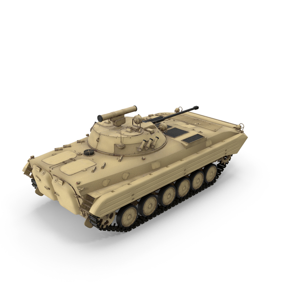 Infantry Fighting Vehicle: BMP-2 Sand Camo PNG & PSD Images