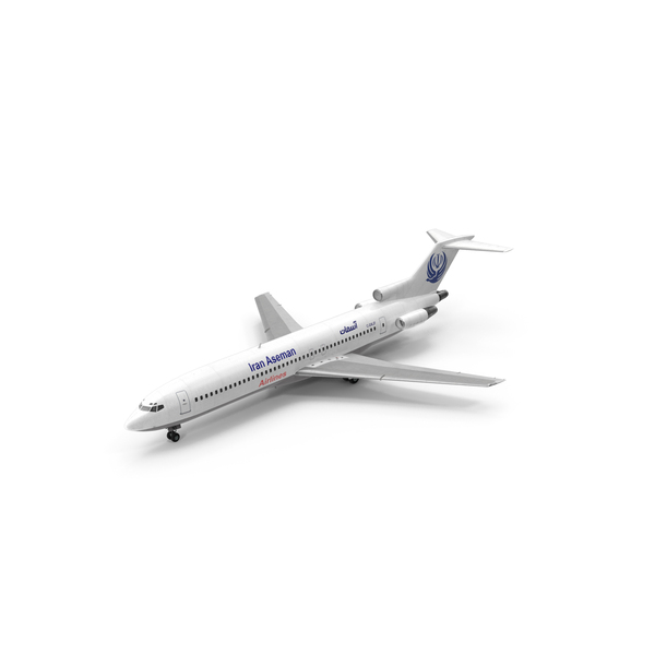 Airliner: Boeing 727 200 Iran Aseman PNG & PSD Images