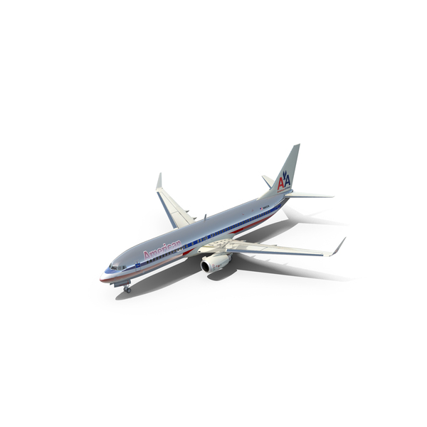 Airliner: Boeing 737 800 American Airlines PNG & PSD Images