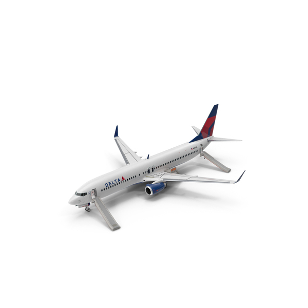 Boeing 737 900 ER Delta With Inflatable Evacuation Sliders PNG Images ...