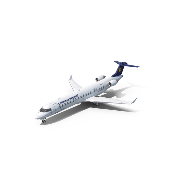 Airliner: Bombardier CRJ-700 (Lufthansa) PNG & PSD Images