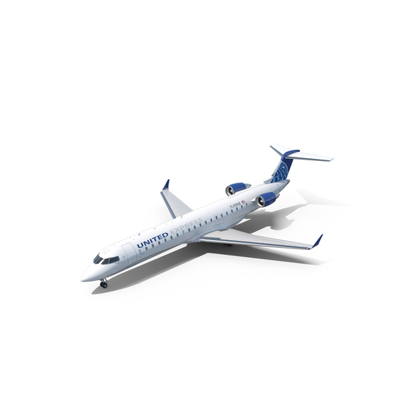 Airliner: Bombardier CRJ550 Regional Jet United Express PNG & PSD Images Airliner: Bombardier CRJ550 Regional Jet United Express PNG & PSD Images