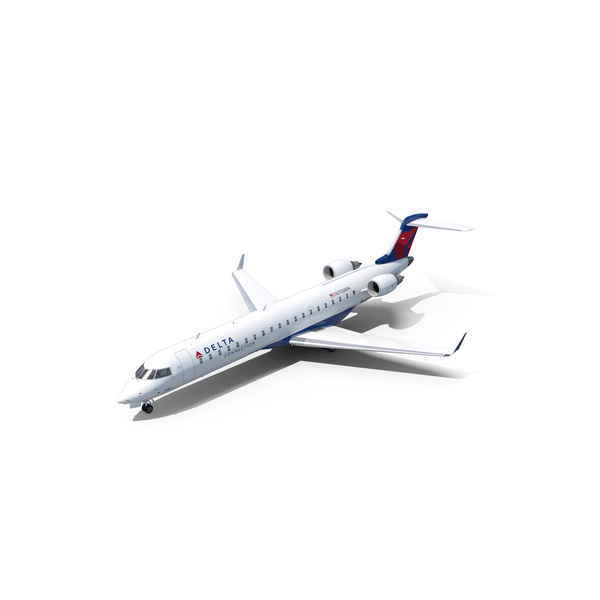 Airliner: Bombardier CRJ700 Delta Connection PNG & PSD Images Airliner: Bombardier CRJ700 Delta Connection PNG & PSD Images