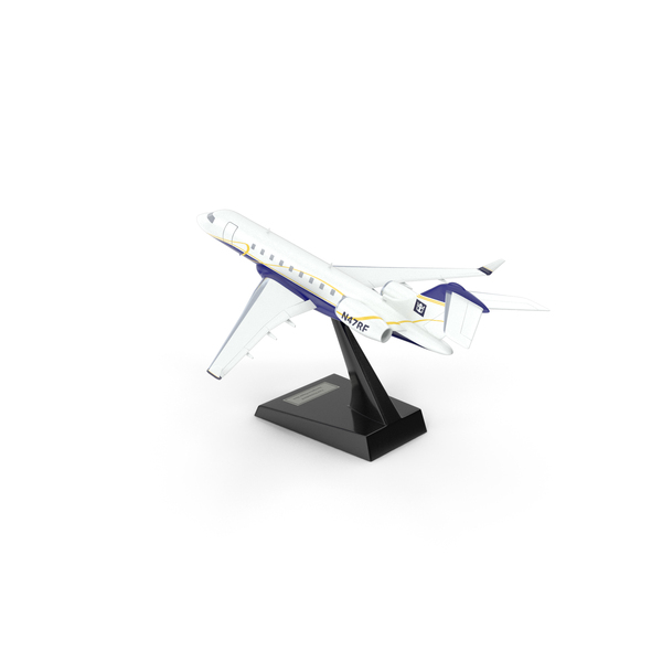 Bombardier Global 6000 Scale Model With Stand PNG & PSD Images
